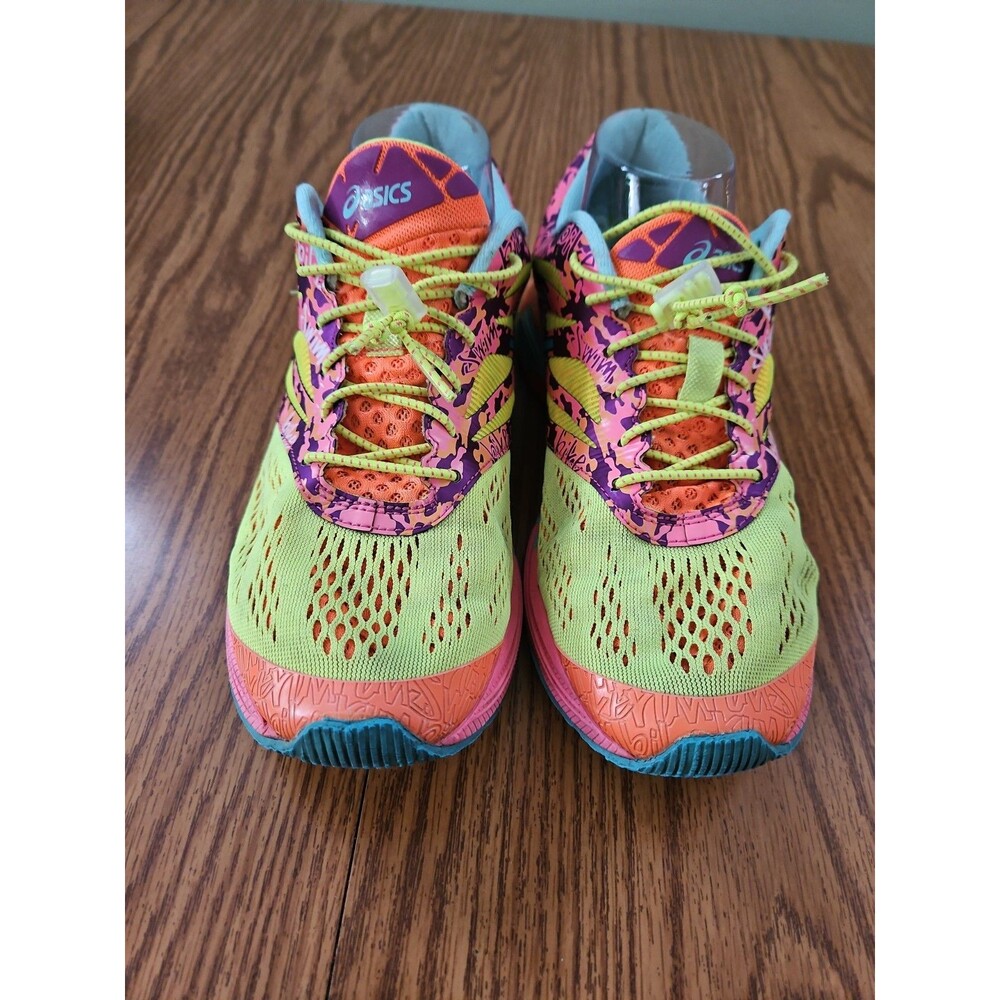 ASICS GEL Noosa Tri 9 Women's 9 Running Shoes T580N Neon Multicolor Athletic